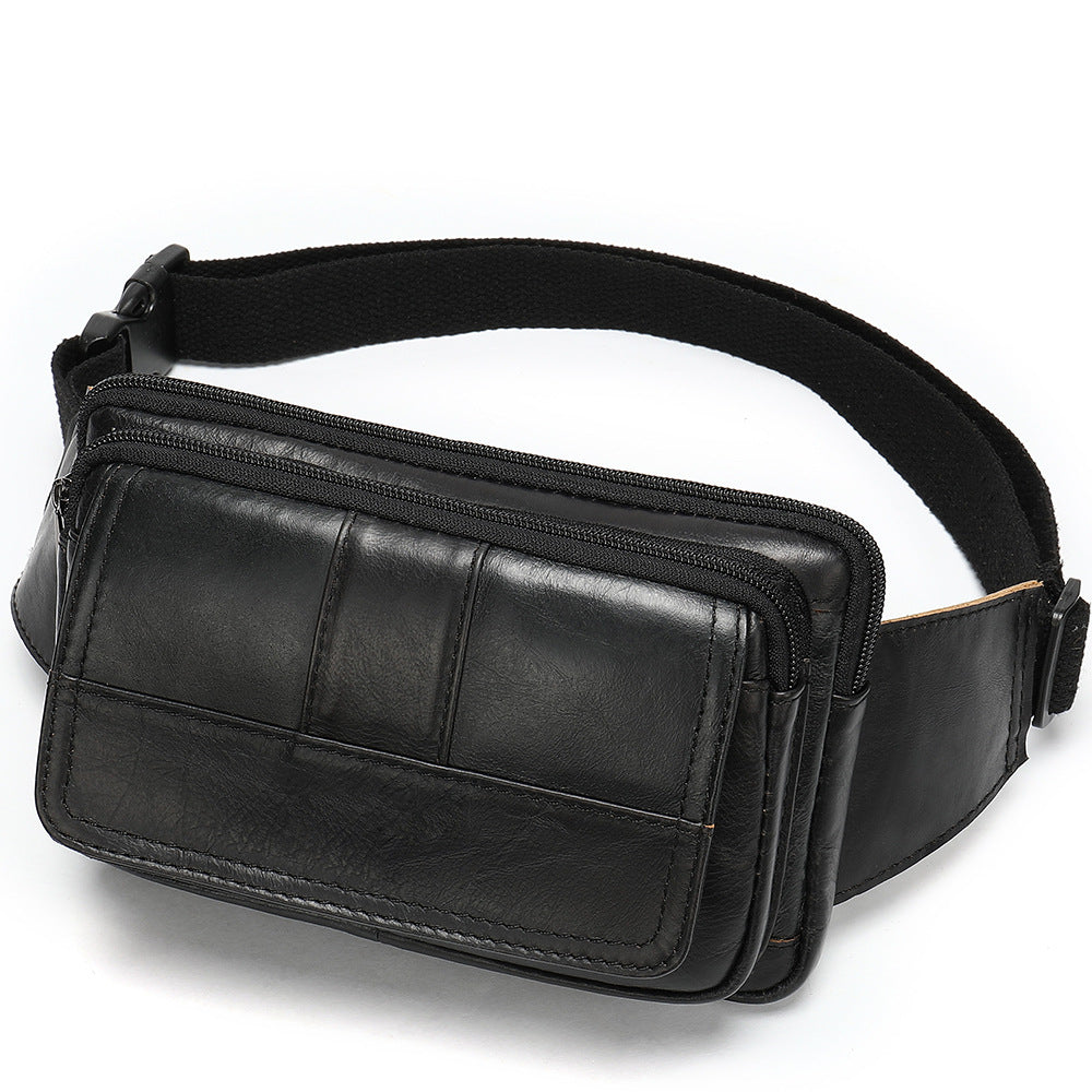 Men's Fashion Leather Waist Bag