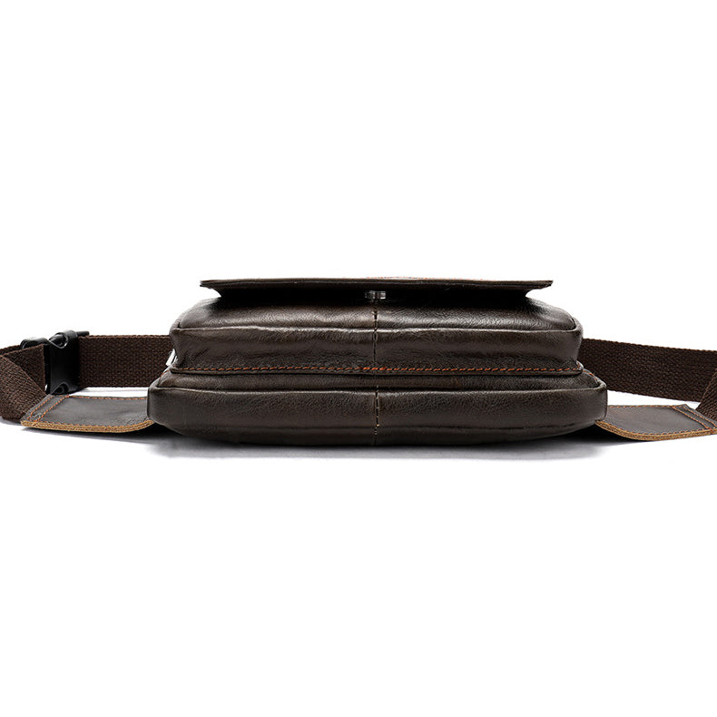 Men's Fashion Leather Waist Bag
