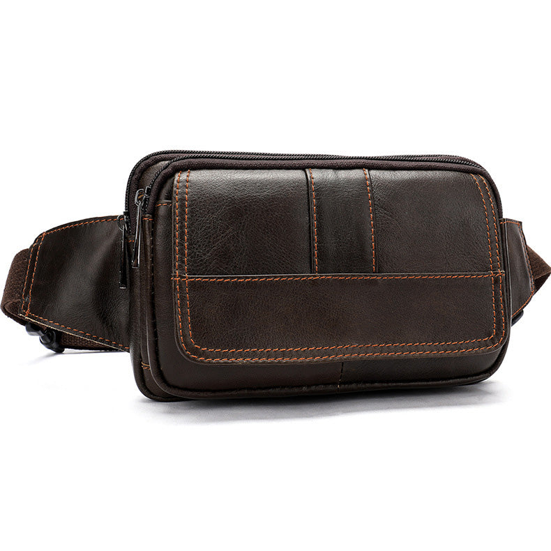 Men's Fashion Leather Waist Bag