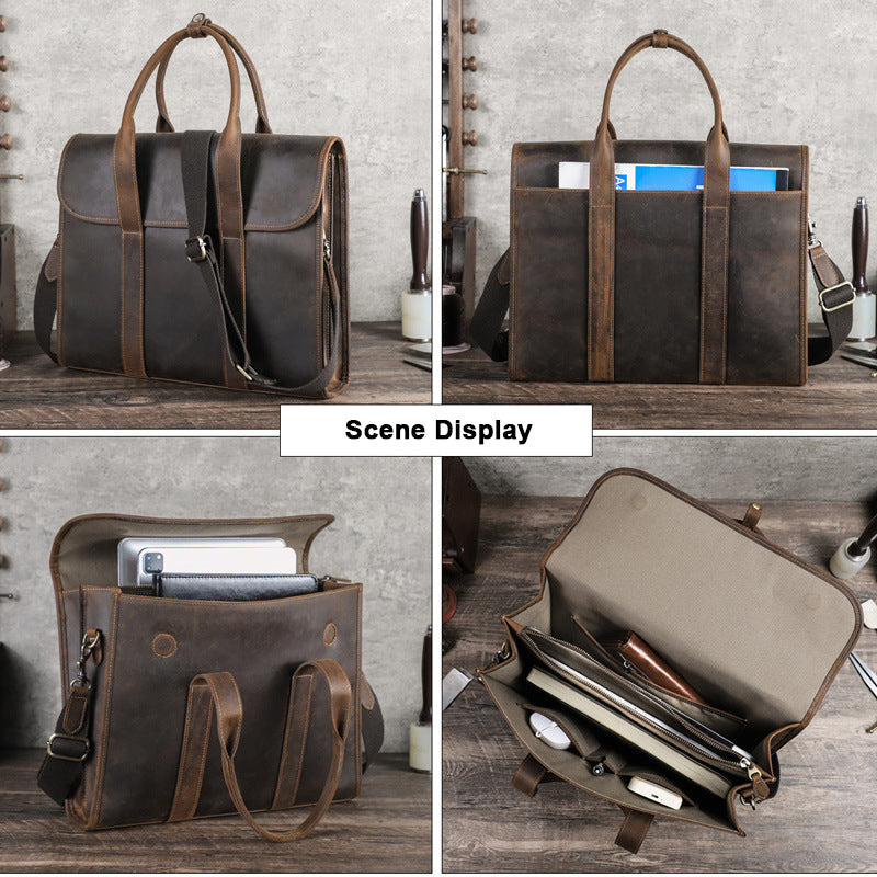 Full Grain Leather Briefcase