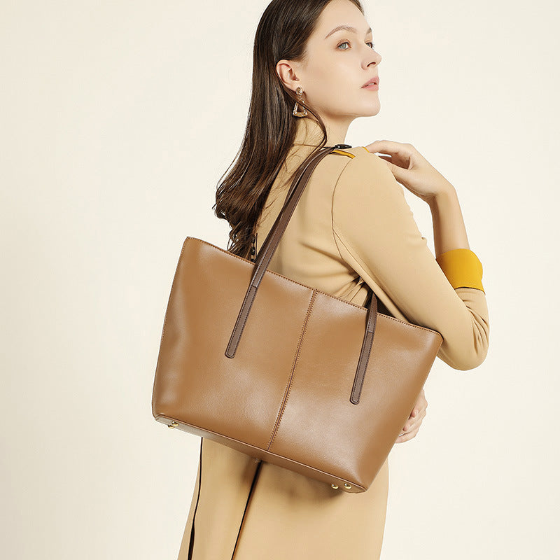 Genuine Leather Tote Bag For Women