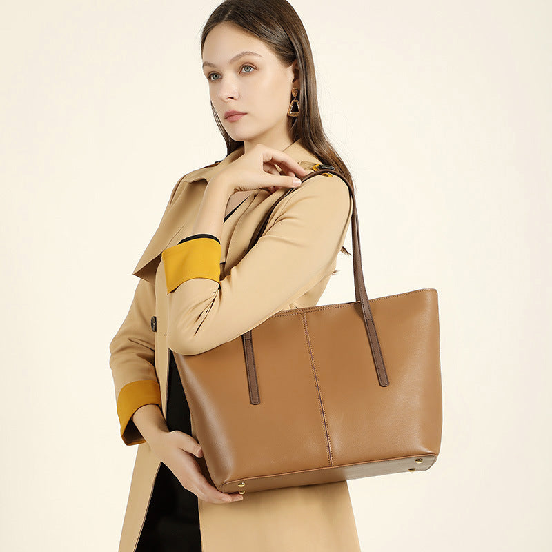 Genuine Leather Tote Bag For Women
