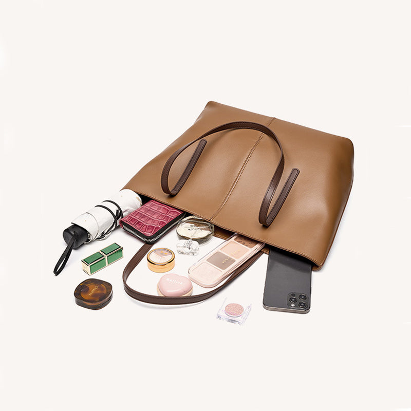 Genuine Leather Tote Bag For Women