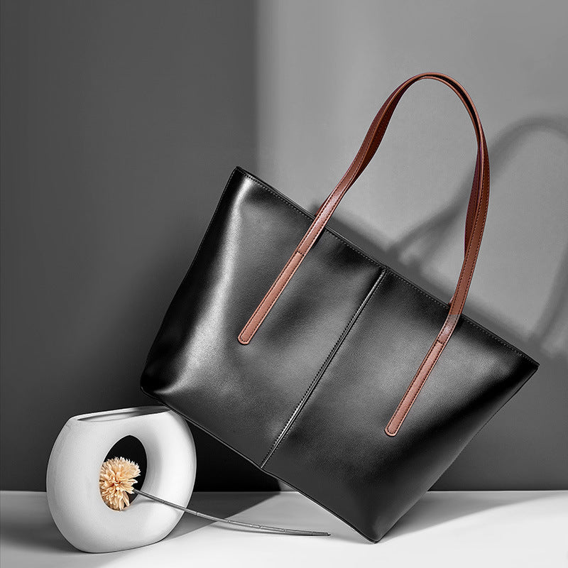 Genuine Leather Tote Bag For Women