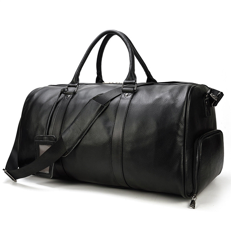 Genuine Leather Duffel Bag for Travel