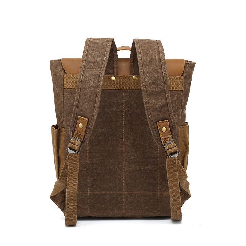 Vintage Canvas Backpack Fit 15.6 Inch Laptop