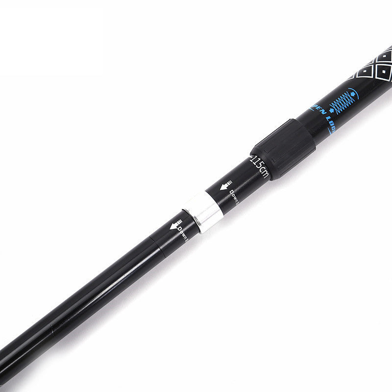 Ultralight 5-Section Aluminum Folding Trekking Poles with Shock Absorption