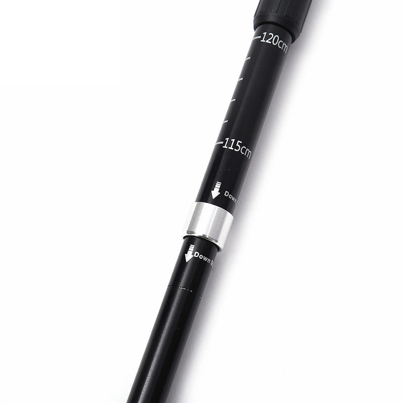 Ultralight 5-Section Aluminum Folding Trekking Poles with Shock Absorption