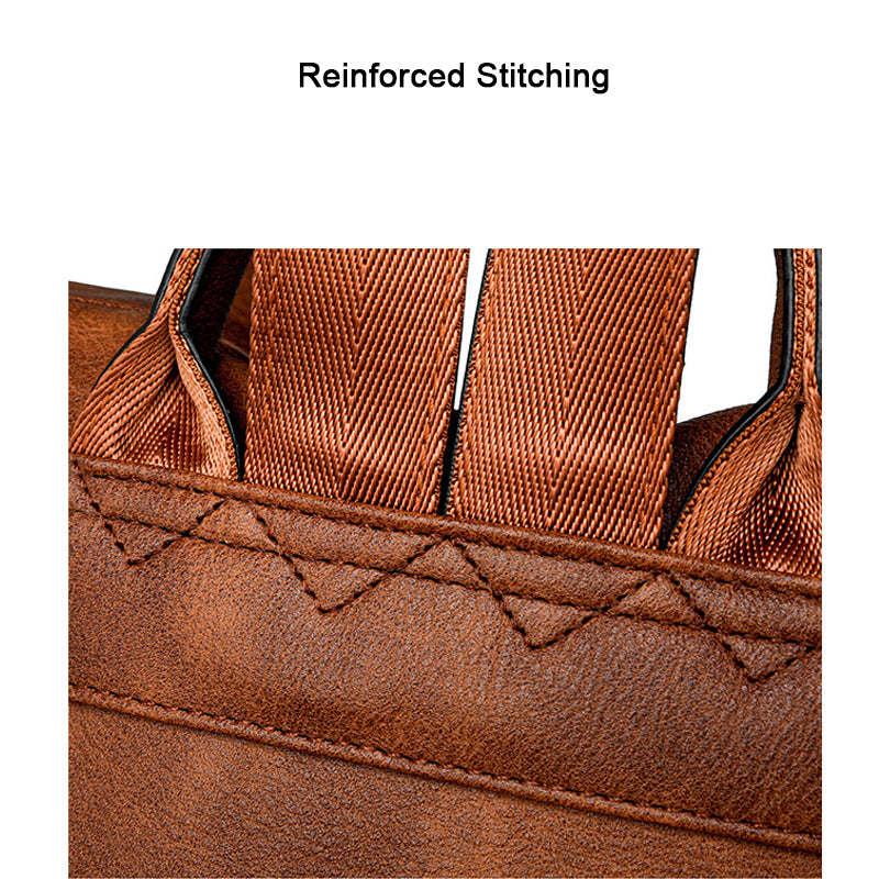 Women's Leather Laptop Backpack