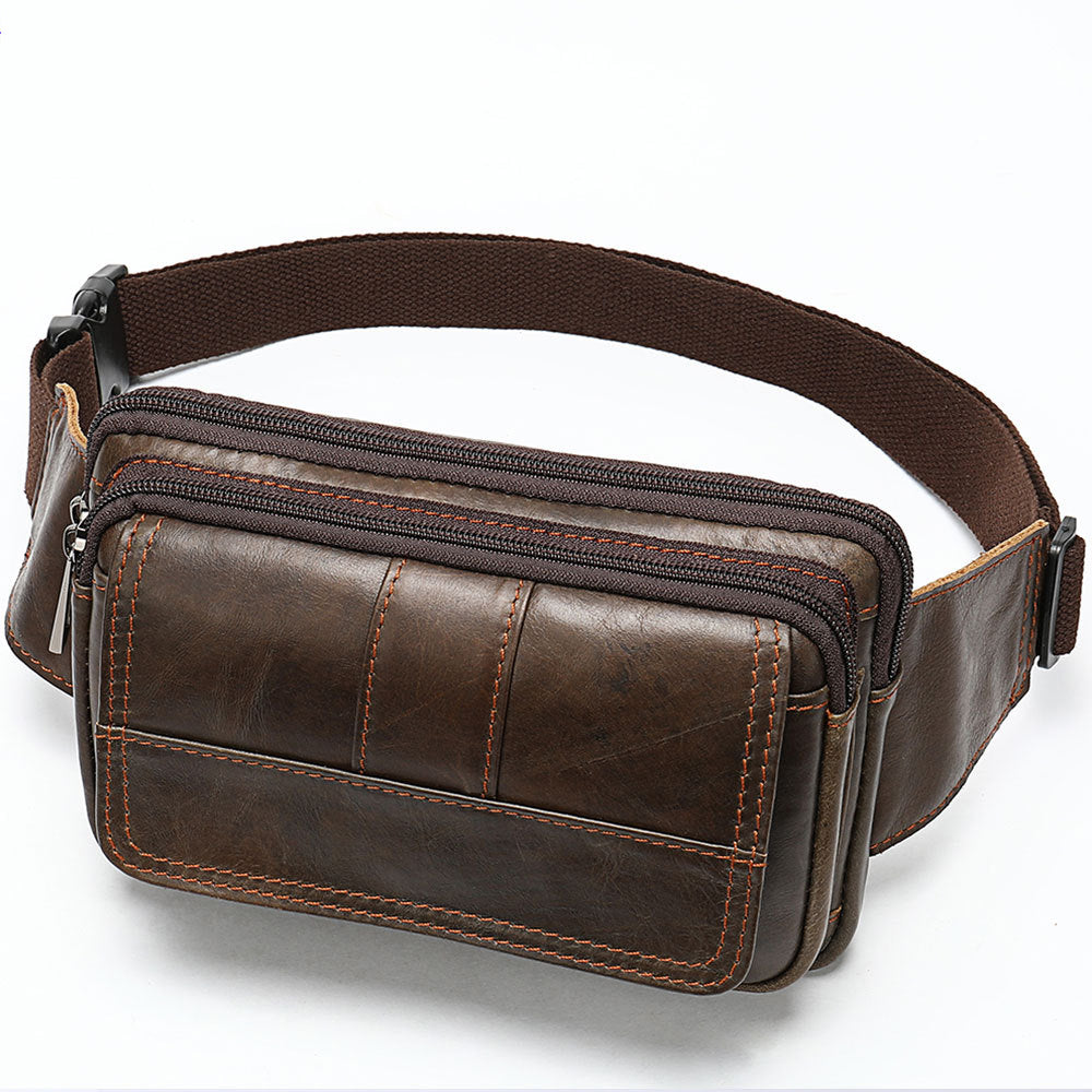 Men's Fashion Leather Waist Pack