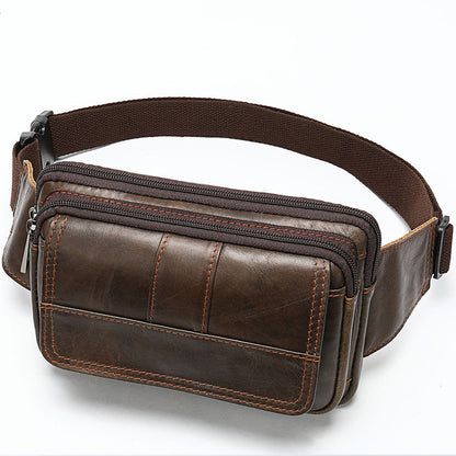 Men's Fashion Leather Waist Bag