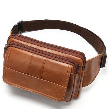 Men's Fashion Leather Waist Bag