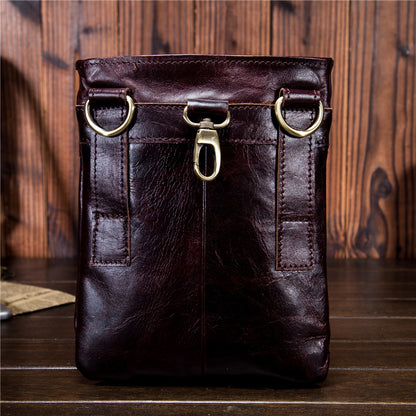 Vintage Full-Grain Leather Sling Bag