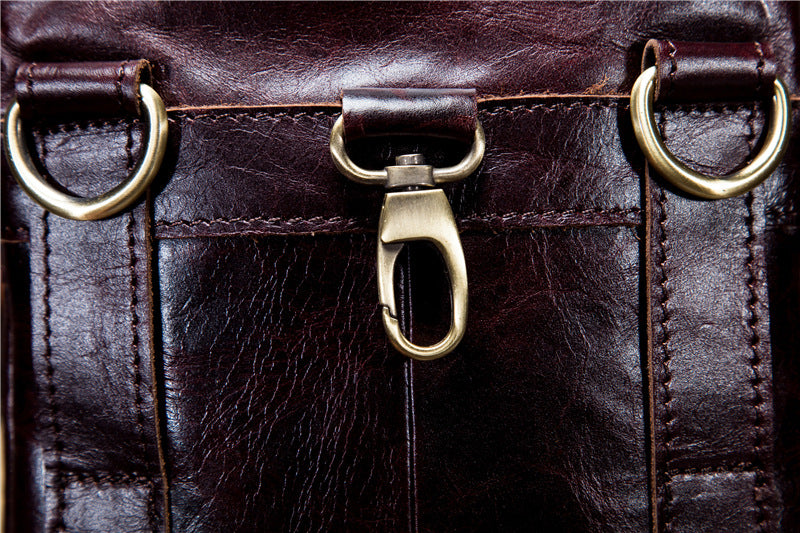 Vintage Full-Grain Leather Sling Bag