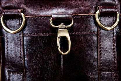 Vintage Full-Grain Leather Sling Bag