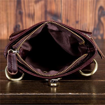 Vintage Full-Grain Leather Sling Bag