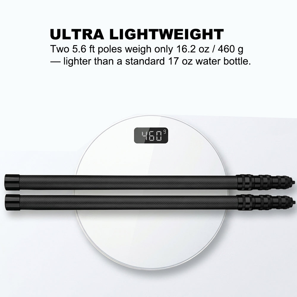 Carbon Fiber Telescoping Tarp Poles