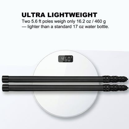 Carbon Fiber Telescoping Tarp Poles