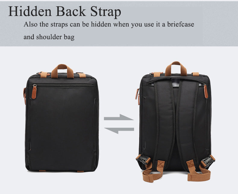 Canvas Laptop Briefcase Backpack