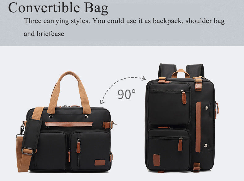 Canvas Laptop Briefcase Backpack