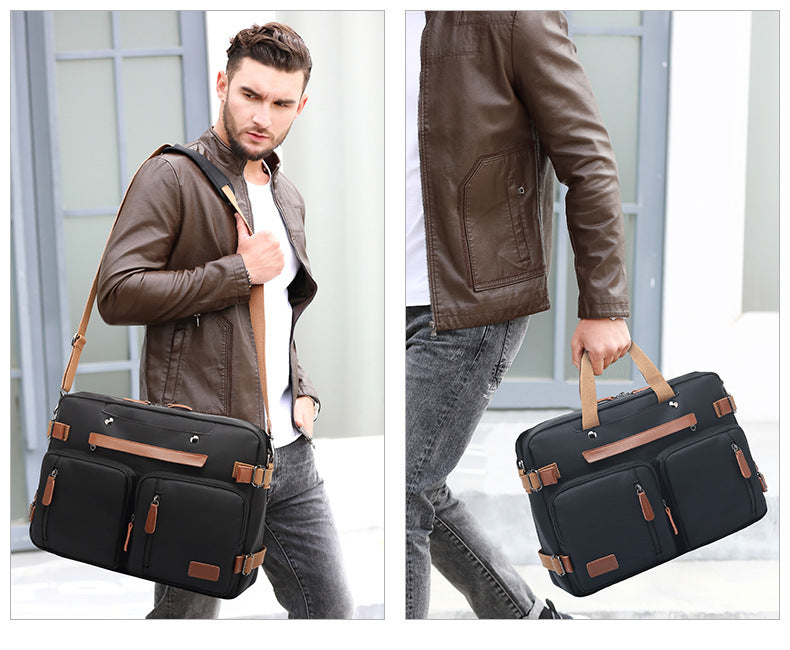 Canvas Laptop Briefcase Backpack