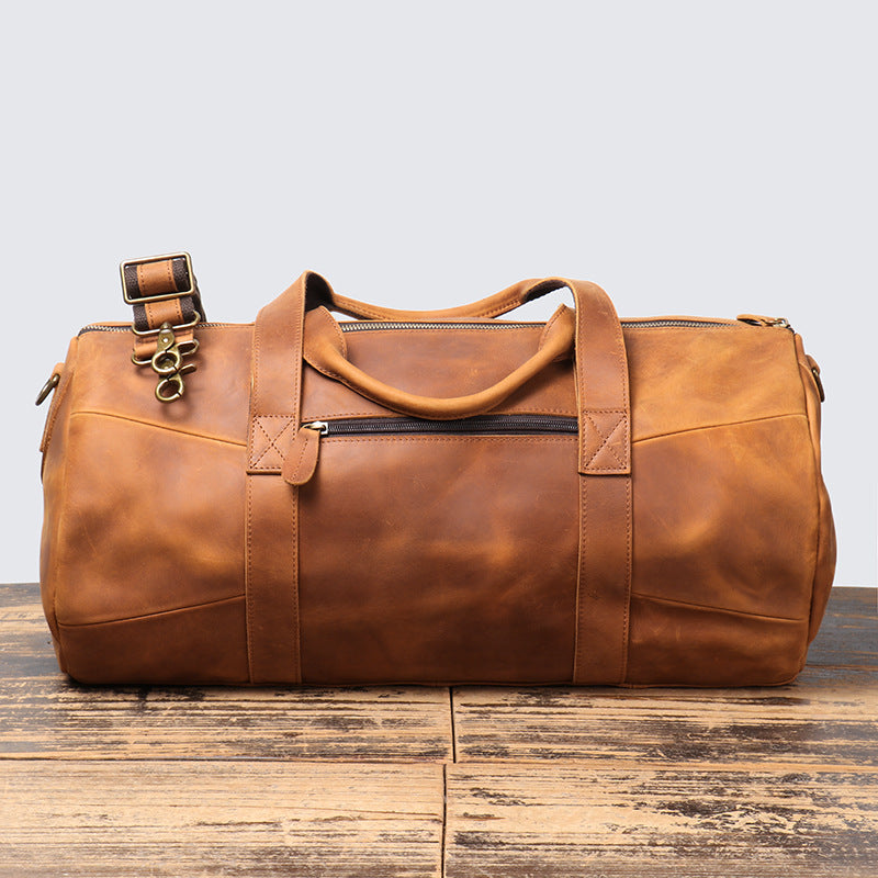 Leather Weekend Duffle Bag