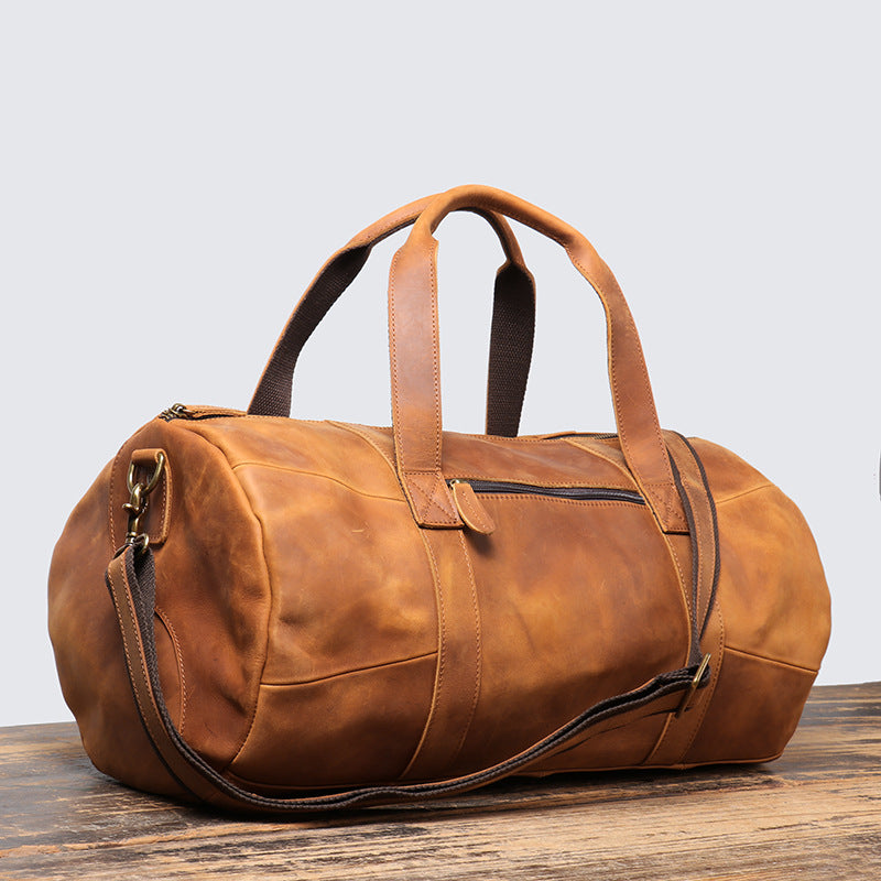 Leather Weekend Duffle Bag