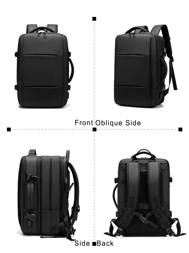 Men's Expandable Carry On Travel Backpack