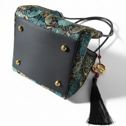 Women's Embroidered Handbag – Boho Purse & Tote for Daily or Evening Elegance