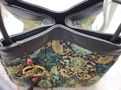 Women's Embroidered Handbag – Boho Purse & Tote for Daily or Evening Elegance