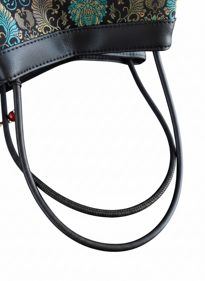 Women's Embroidered Handbag – Boho Purse & Tote for Daily or Evening Elegance