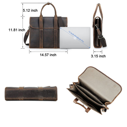Full Grain Leather Briefcase