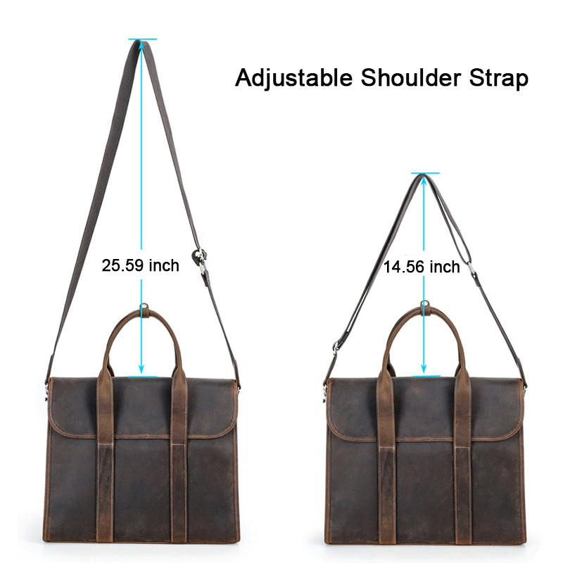 Full Grain Leather Briefcase