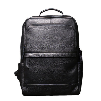 Genuine Leather Laptop Backpack For Men and Women