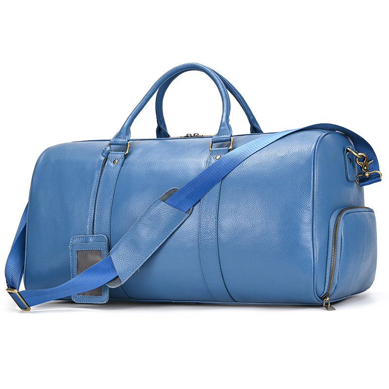 Genuine Leather Duffel Bag for Travel