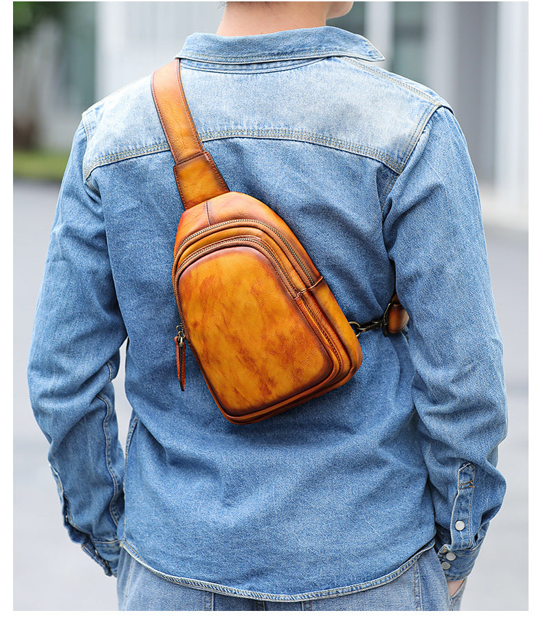 Genuine Leather Sling Bag