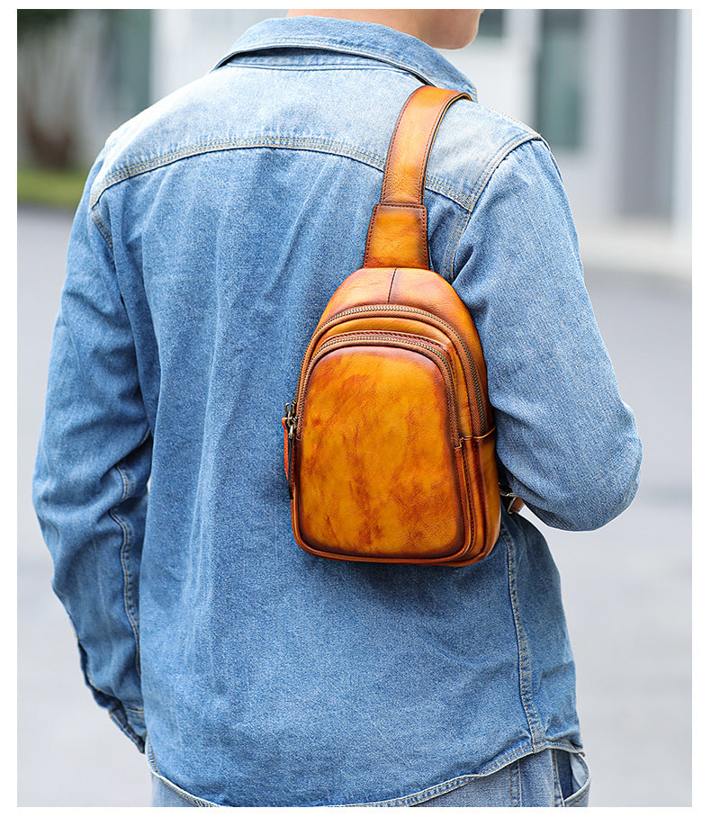 Genuine Leather Sling Bag