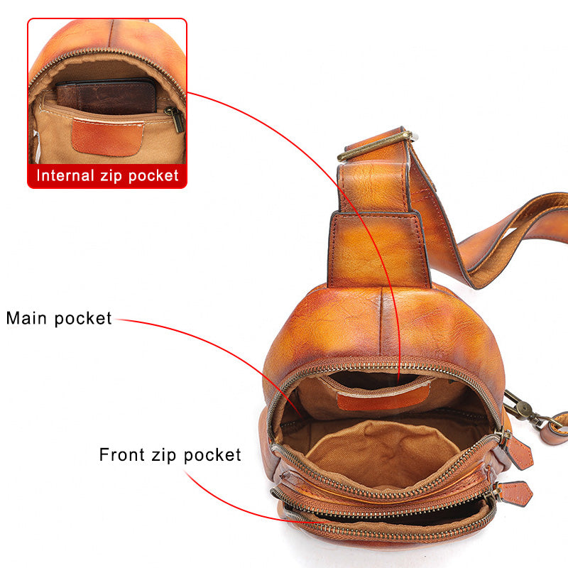 Genuine Leather Sling Bag