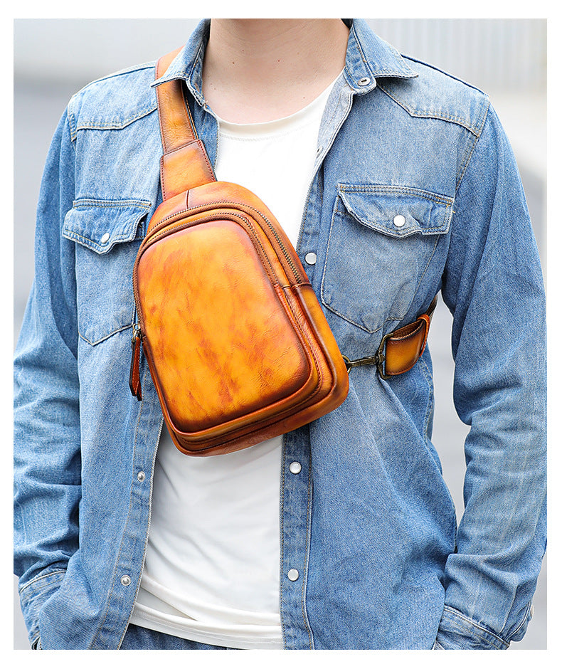 Genuine Leather Sling Bag