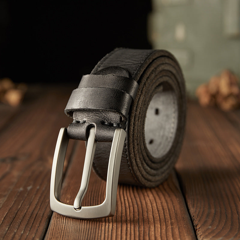 Handcrafted Men's Leather Belt