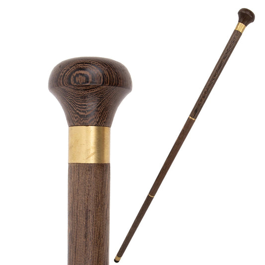 Handmade Detachable Wooden Walking Stick 34.6 inch