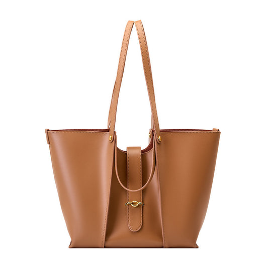 Women's Leather Casual Tote Bag