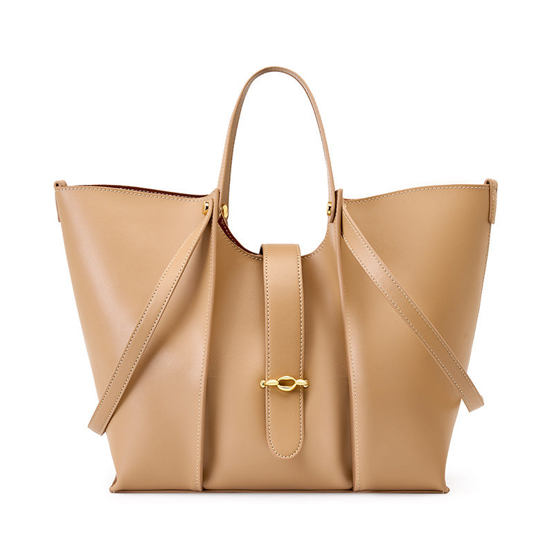 Women's Leather Casual Tote Bag