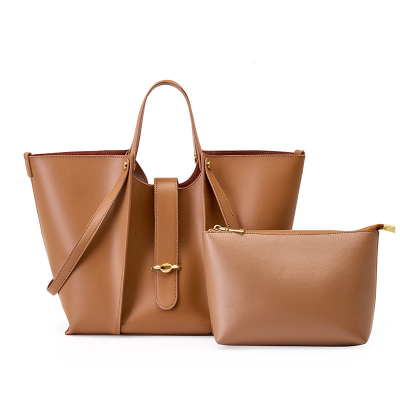 Women's Leather Casual Tote Bag