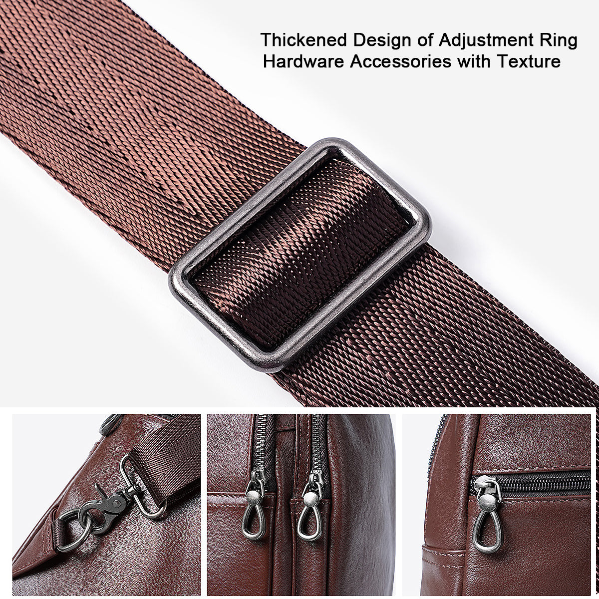 Leather Crossbody Sling Bag