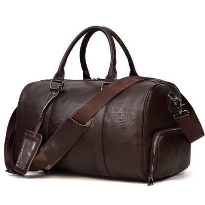 Genuine Leather Duffel Bag for Travel