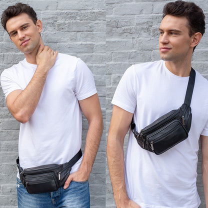Leather Fanny Pack Belt Bag