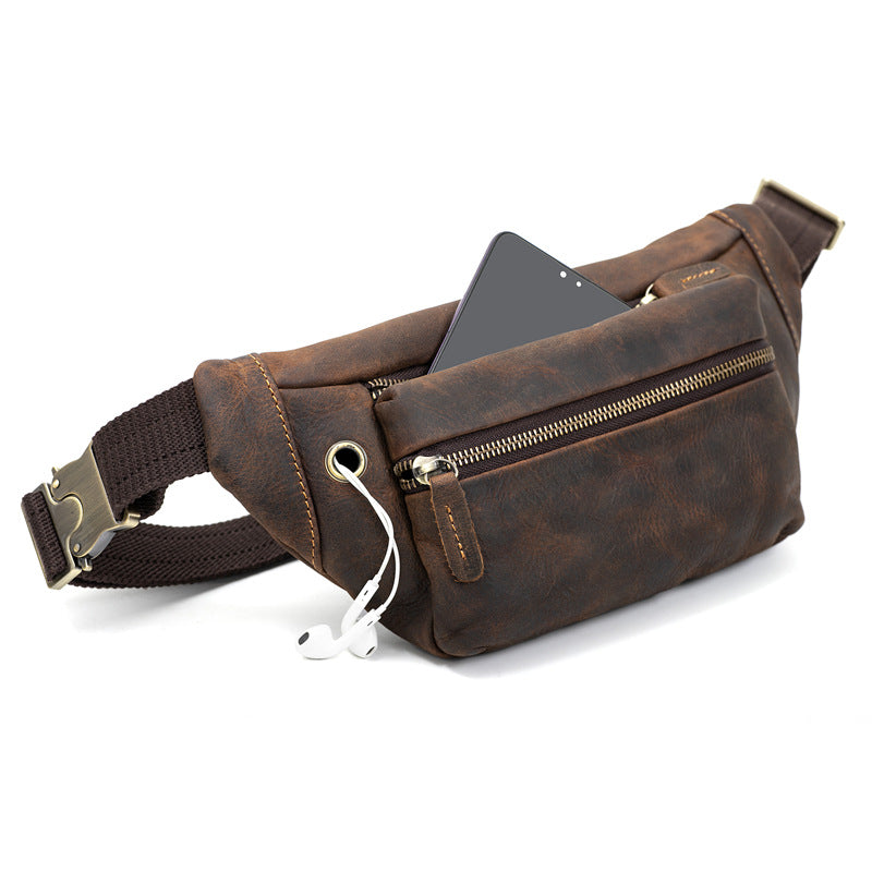 Leather Fanny Pack for Women & Men