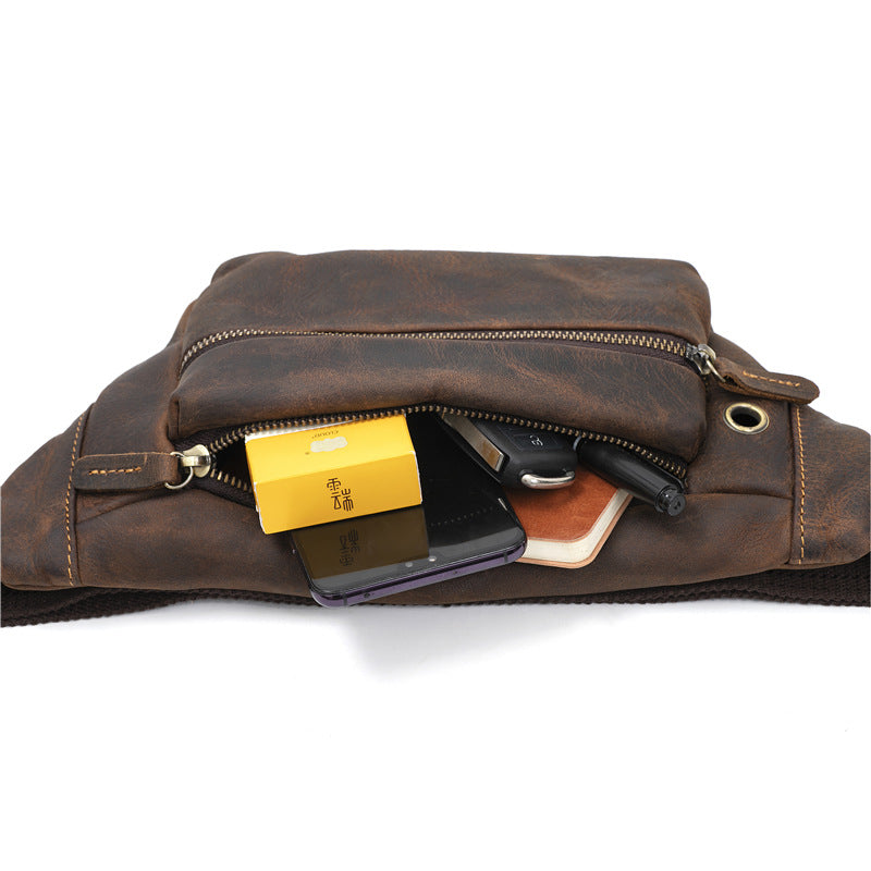 Leather Fanny Pack for Women & Men