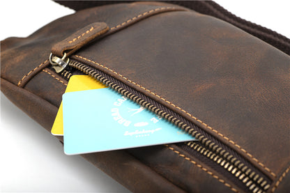 Leather Fanny Pack for Women & Men